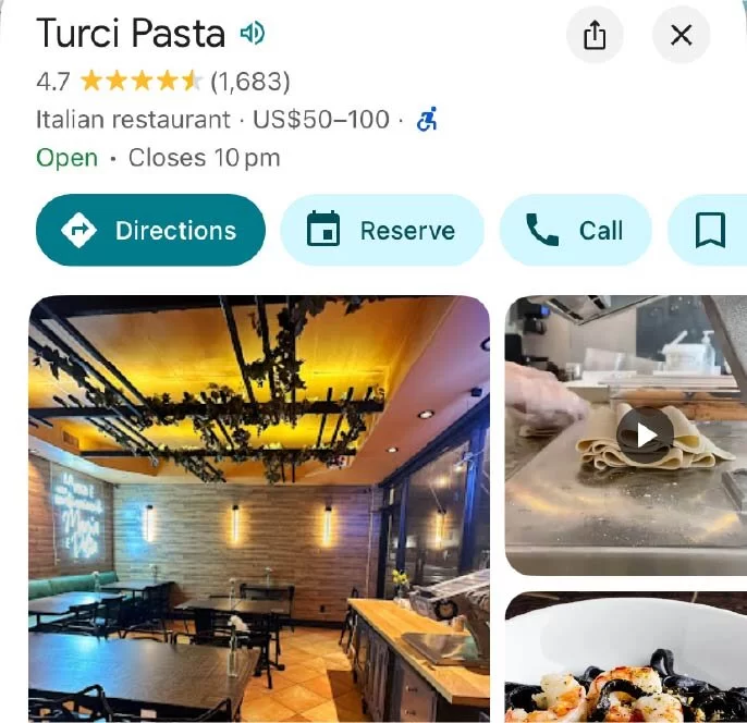 Turci Pasta Orlando: inviting Italian restaurant interior.