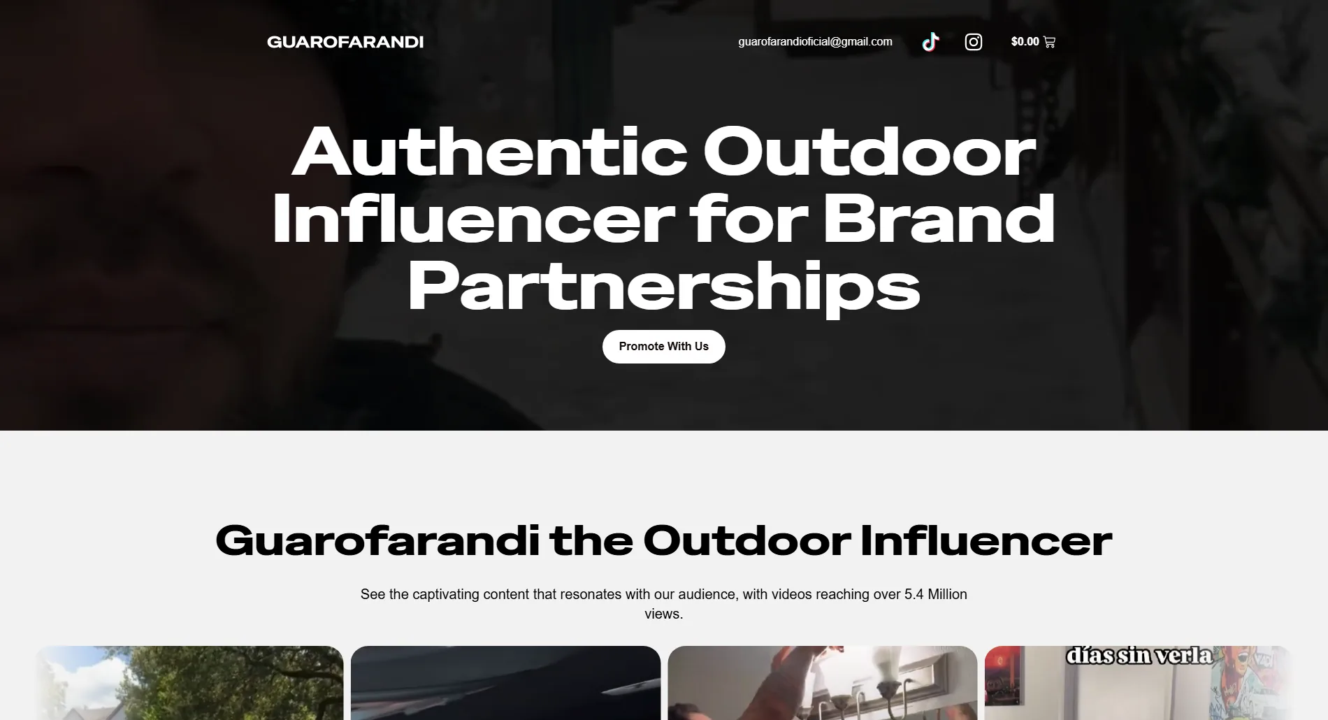 Guaro Farandi website by TocToc Marketing