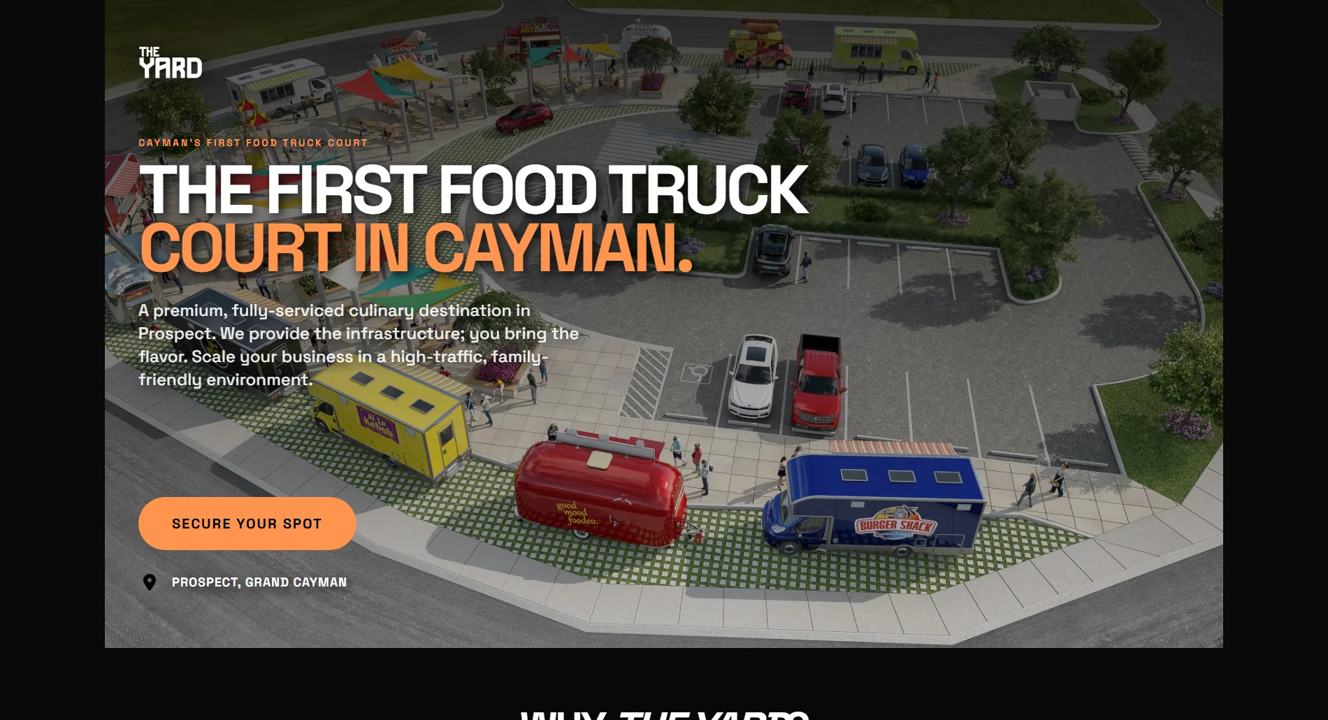 The Yard website by TocToc Marketing
